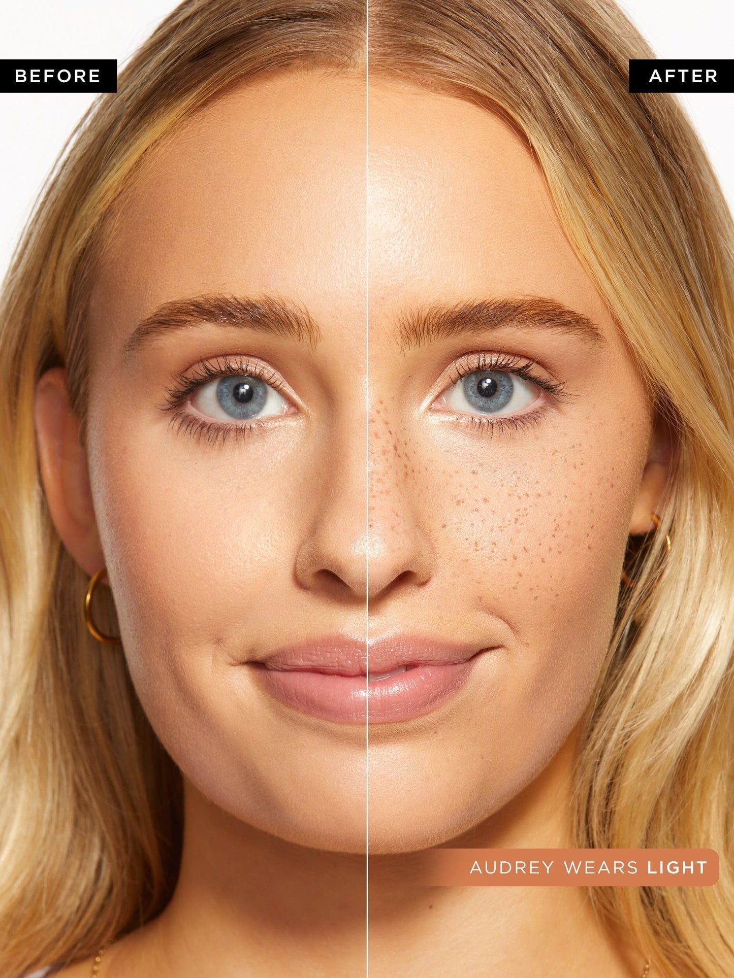 go with the faux freckle stamp